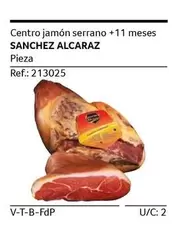 Oferta de Sánchez Alcaraz - Centro Jamón Serrano +11 Meses en Gros Mercat