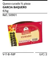 Oferta de García Baquero - Queso Curado 1/2 Pieza en Gros Mercat