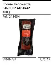 Oferta de Sánchez Alcaraz - Chorizo Ibérico Extra en Gros Mercat