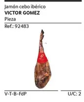 Oferta de Victor Gomez Jamón Cebo Ibérico en Gros Mercat