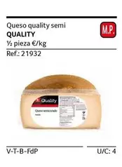 Oferta de Quality - Queso Semi en Gros Mercat