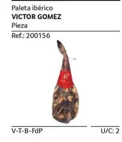 Oferta de Victor Gomez - Paleta Ibérico en Gros Mercat