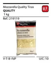 Oferta de Quality - Mozzarella  Tiras en Gros Mercat