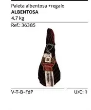 Oferta de Albentosa - Paleta  + Regalo en Gros Mercat