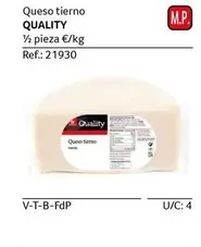 Oferta de Quality - Queso Tierno en Gros Mercat