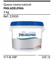 Oferta de Philadelphia - Queso Crema Natural en Gros Mercat