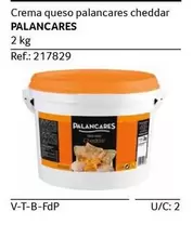 Oferta de Palancares - Crema Queso  Cheddar en Gros Mercat