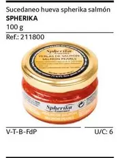 Oferta de Spherika - Sucedaneo Hueva  Salmón en Gros Mercat