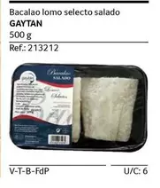 Oferta de Gaytan - Bacalao Lomo Selecto Salado en Gros Mercat