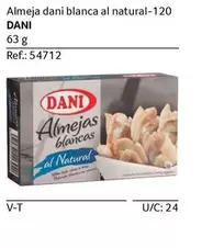 Oferta de Dani - Almejas Blanca Al Natural-120 en Gros Mercat