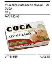 Oferta de Cuca - Atun Claro Aceite Oliva Ol-120 en Gros Mercat