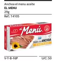 Oferta de El Menu - Anchoa El Menu Aceite en Gros Mercat