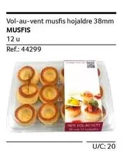 Oferta de Musfis - Vol-Au-Vent Hojaldre 38mm en Gros Mercat