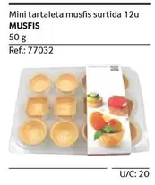 Oferta de Musfis - Mini Tartaleta Is Surtida 12u en Gros Mercat