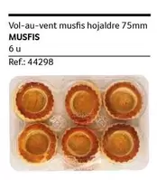 Oferta de Musfis - Vol-Au-Vent Hojaldre 75mm en Gros Mercat