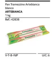 Oferta de Artebianca - Pan Tramezzino  Blanco en Gros Mercat