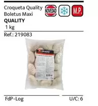 Oferta de Quality - Croqueta Boletus Maxi Quality en Gros Mercat