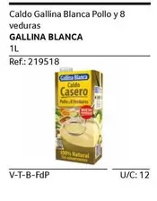 Oferta de Gallina Blanca - Caldo  Pollo Y 8 Veduras en Gros Mercat