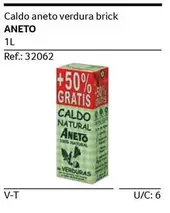 Oferta de Aneto - Caldo  Verdura Brick en Gros Mercat