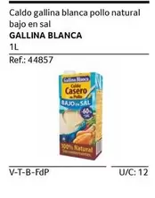 Oferta de Gallina Blanca - Caldo  Pollo Natural Bajo En Sal en Gros Mercat