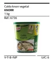 Oferta de Knorr - Caldo  Vegetal en Gros Mercat