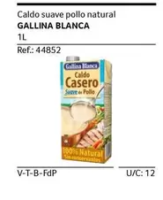 Oferta de Gallina Blanca - Caldo Suave Pollo Natural en Gros Mercat