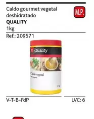 Oferta de Quality - Caldo Gourmet Vegetal Deshidratado en Gros Mercat