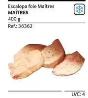 Oferta de Maîtres - Escalopa Foie en Gros Mercat