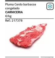 Oferta de Carniceria - Pluma Cerdo Barbacoa Congelado en Gros Mercat