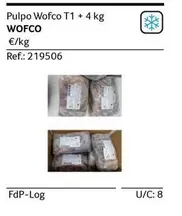 Oferta de Wofco - Pulpo  T11 + 4 Kg en Gros Mercat