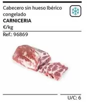 Oferta de Carniceria - Cabecero Sin Hueso Iberico Congelado en Gros Mercat