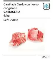 Oferta de Carniceria - Carrillada Cerdo Con Hueso Congelado en Gros Mercat