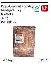 Oferta de Quality - Pulpo Gourmet /  Bandeja 2-3 Kg en Gros Mercat