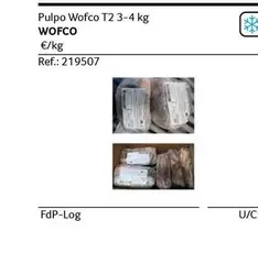 Oferta de Wofco - Pulpo  T2 en Gros Mercat