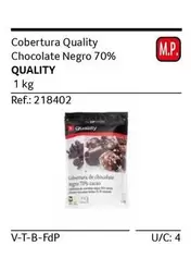 Oferta de Quality - Cobertura  Chocolate Negro 70% en Gros Mercat