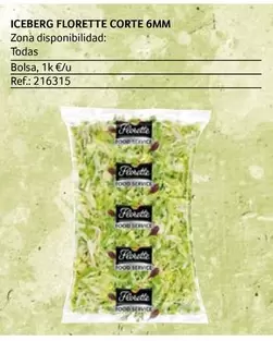 Oferta de Florette - Iceberg Corte 6MM en Gros Mercat