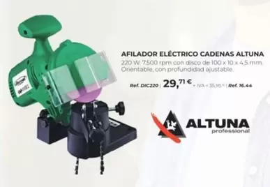 Oferta de Altuna - Afilador Eléctrico Cadenas por 29,71€ en Coferdroza