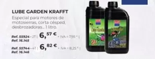 Oferta de Krafft - Lube Garden por 6,57€ en Coferdroza