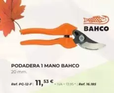 Oferta de Bahco - Podadera 1 Mano por 11,53€ en Coferdroza