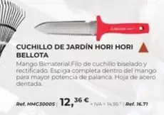 Oferta de Bellota - Cuchillo De Jardín Hori Hori por 12,36€ en Coferdroza