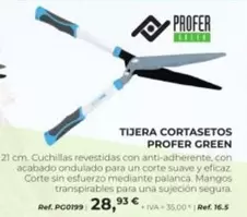 Oferta de Profer Green - Tijera Cortasetos  por 28,93€ en Coferdroza