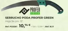 Oferta de Profer Green - Serrucho Poda por 10,74€ en Coferdroza