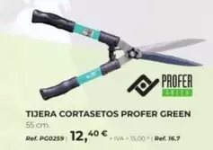 Oferta de Profer Green - Tijera Cortasetos por 12,4€ en Coferdroza