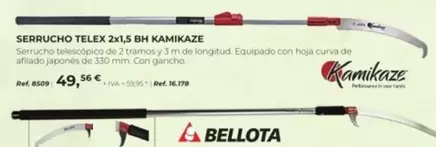 Oferta de Kamikaze - Serrucho Telex 2x1,5 Bh por 49,56€ en Coferdroza