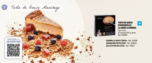 Oferta de La Abuela Candida - Tarta De Queso Marchego D.O. en Makro