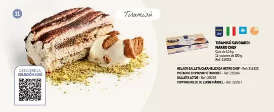 Oferta de Makro Chef - Tiramisu Savoiardi  en Makro