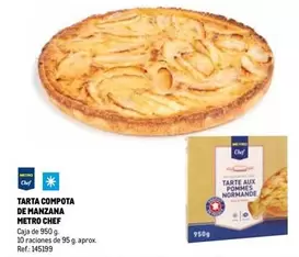 Oferta de Metro Chef - Tarta Compota De Manzana en Makro