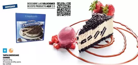 Oferta de Cookies - Tarta Cheesecake en Makro