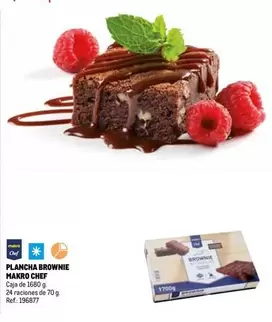 Oferta de Makro Chef - Plancha Brownie en Makro