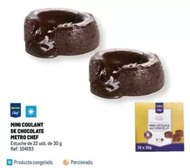 Oferta de Metro Chef - Mini Coulant De Chocolate en Makro